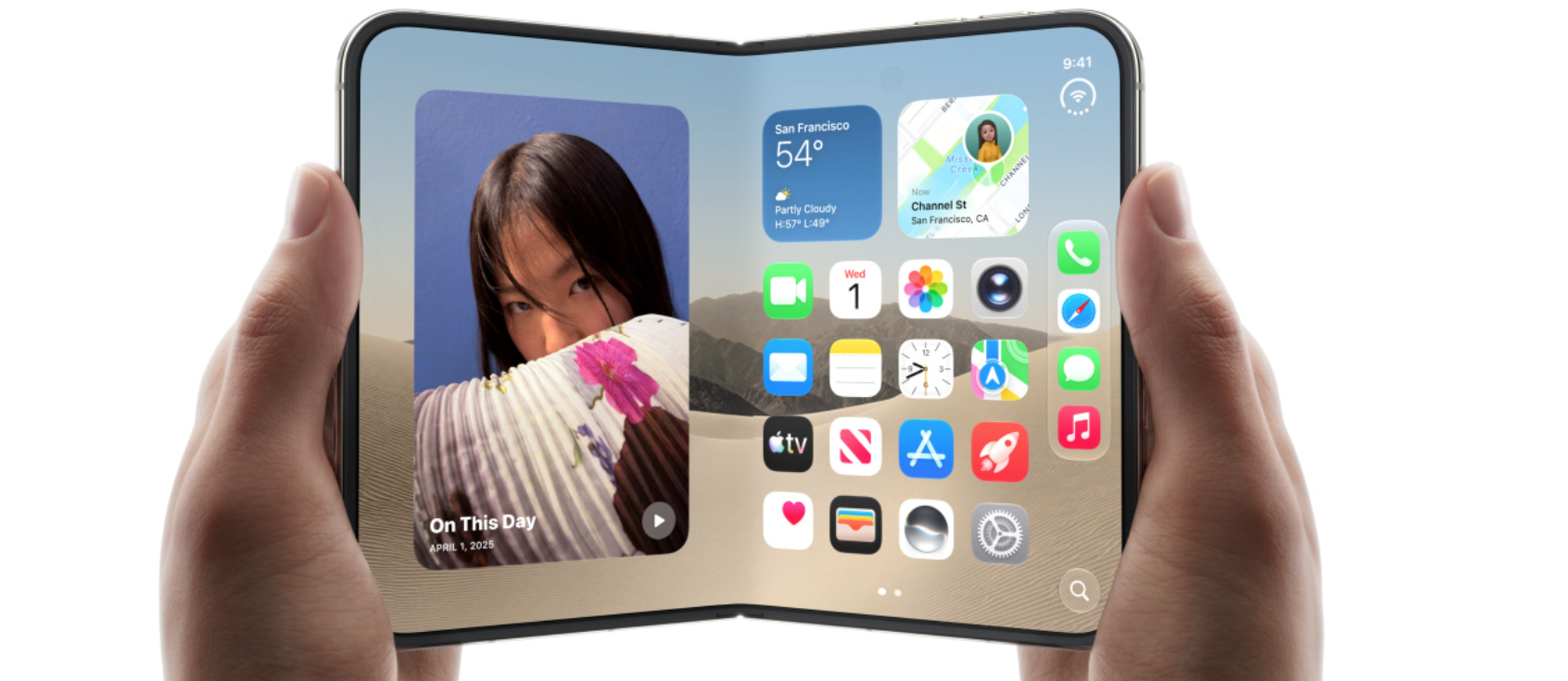 Apple iPhone Duo складаний дисплей